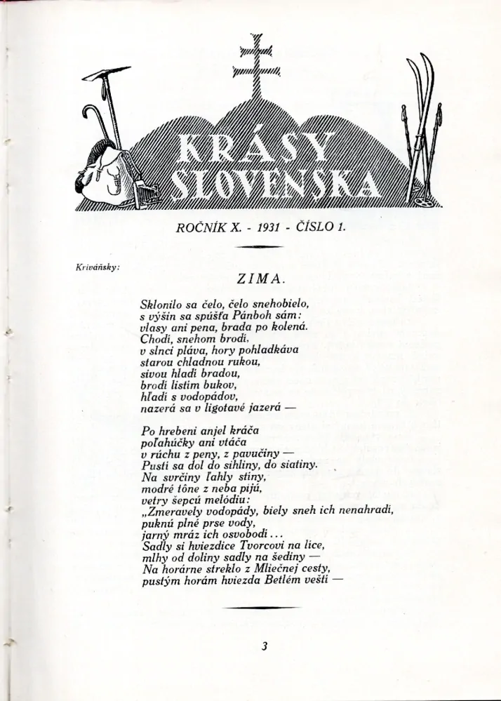 Krásy Slovenska 1931-32 r. 10-11 - komplet
