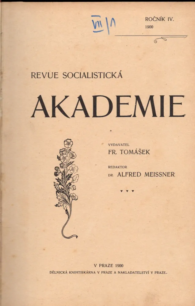 Akademie 1900 r. 4 - komplet