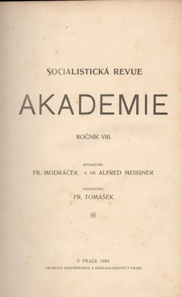 Akademie 1904 r. 8 - komplet