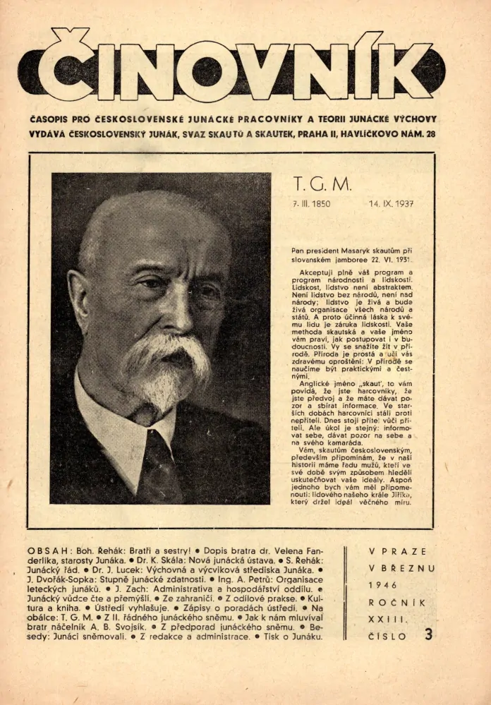 Činovník 1946 r. 23 - komplet