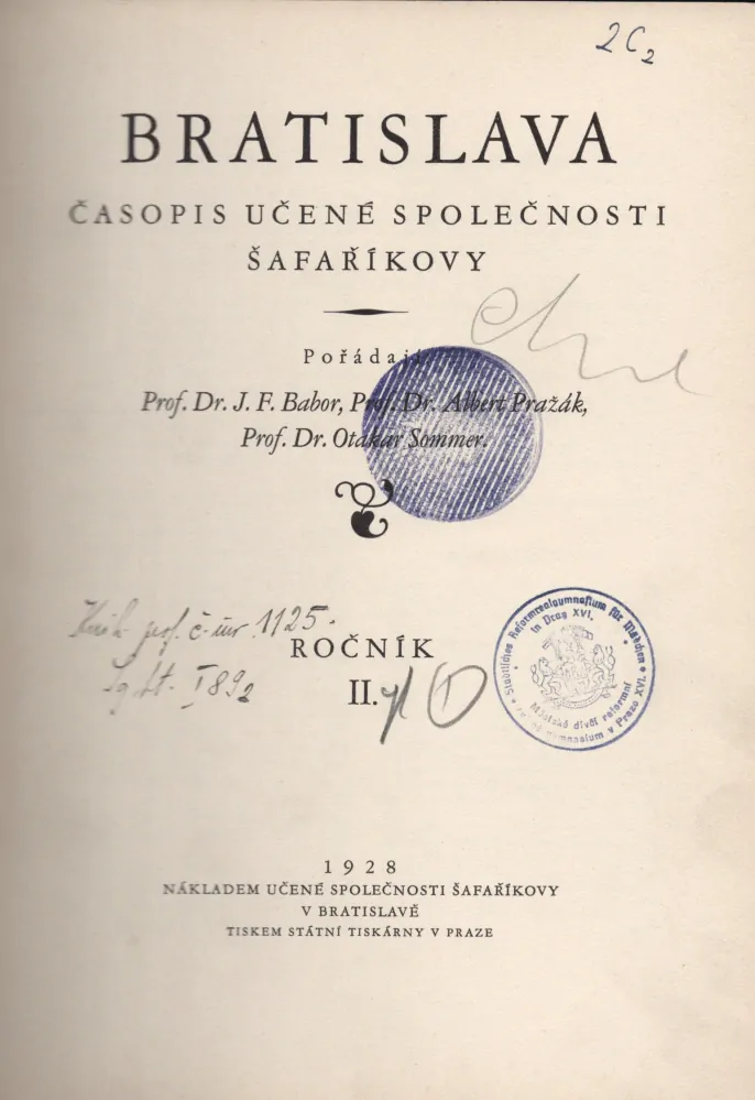 Bratislava 1928 r. 2 - komplet