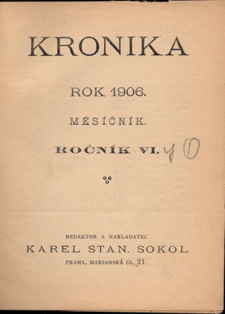 Kronika 1906 r. 6 - komplet