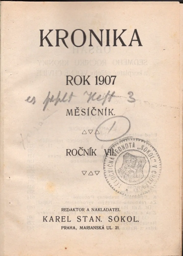 Kronika 1907 r. 7 - komplet