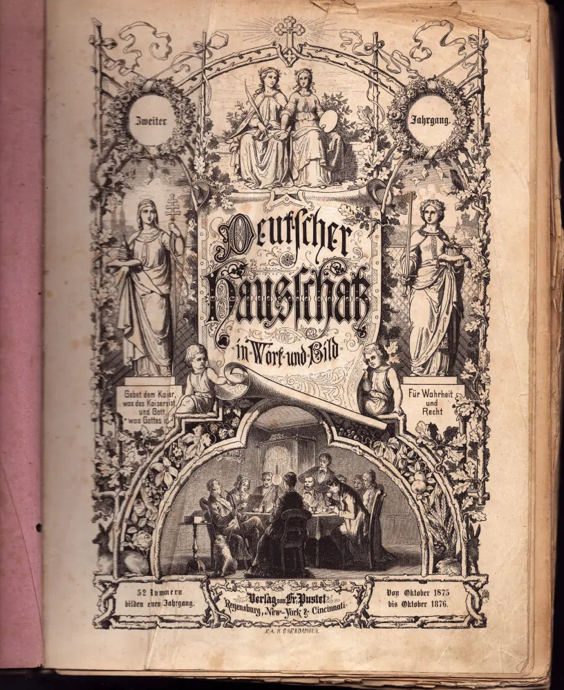 Deutscher Hausschatz 1875-1876 r. 2 - komplet