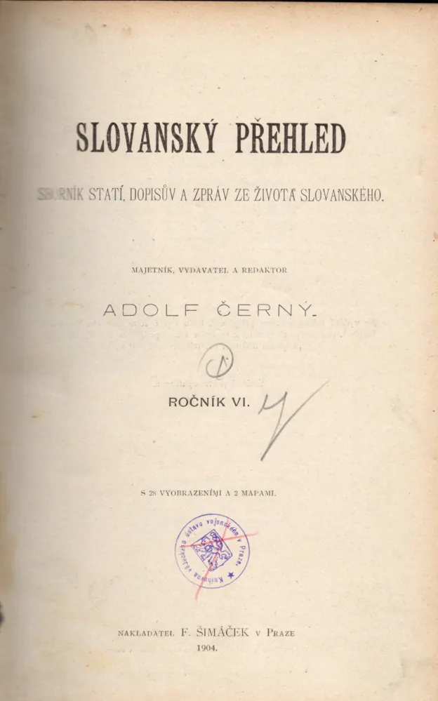 Slovanský přehled 1904 r. 6 - komplet