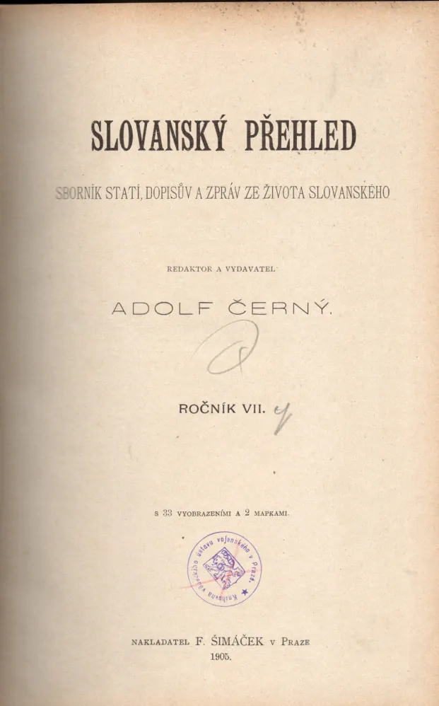 Slovanský přehled 1905 r. 7 - komplet