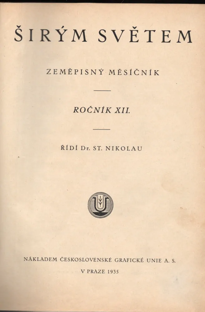 Širým světem 1934-35 r. 12 - komplet