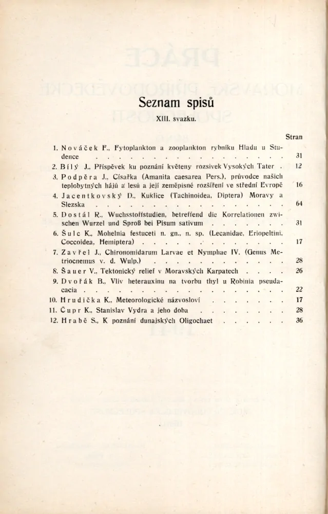 Práce Moravské přírodovědecké společnosti