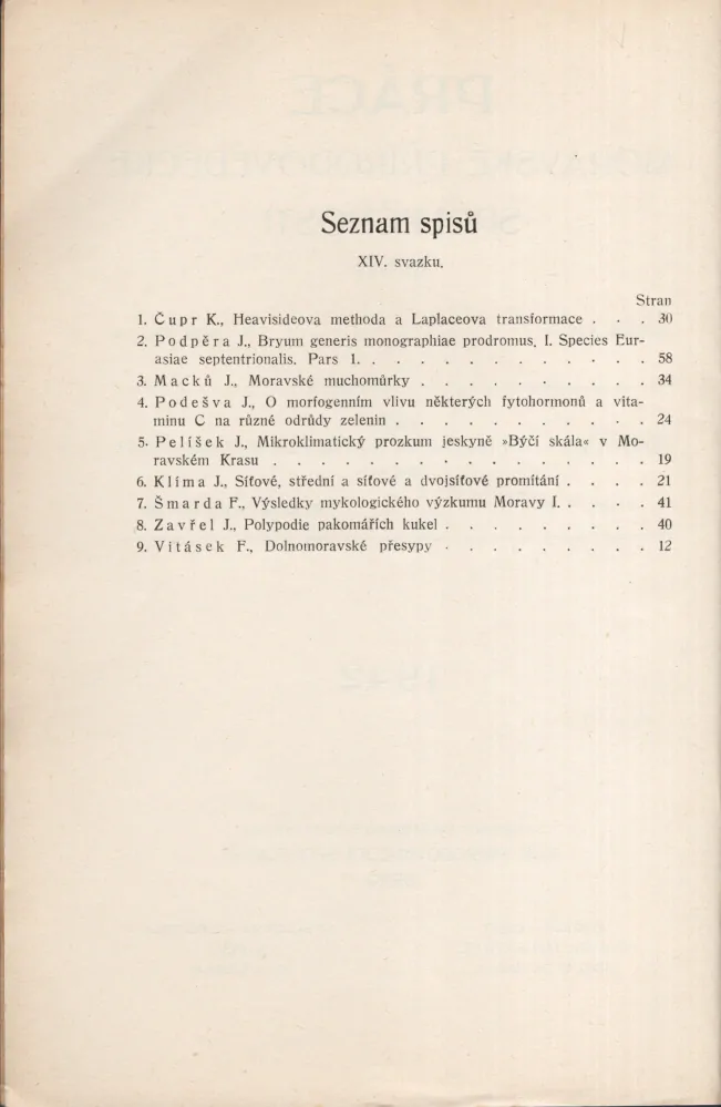 Práce Moravské přírodovědecké společnosti