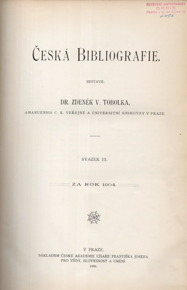 Česká bibliografie 