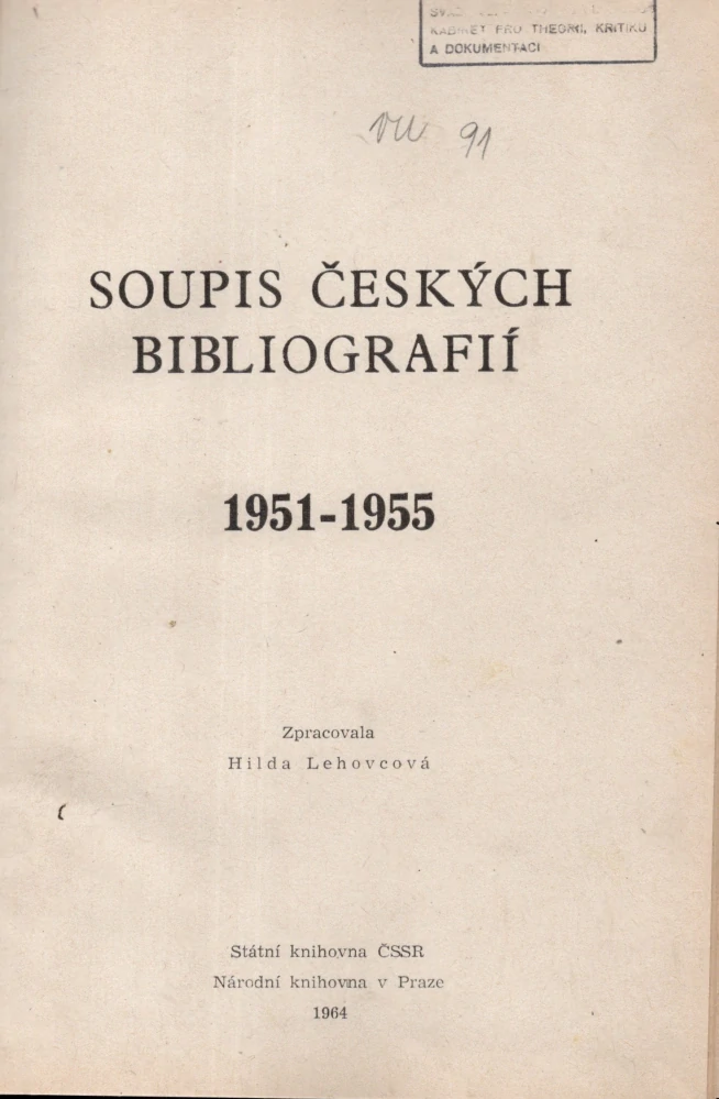 Soupis české bibliografie 