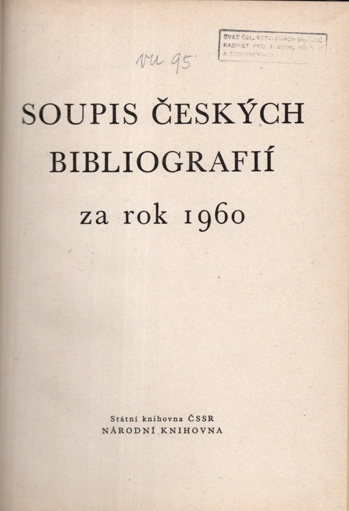 Soupis české bibliografie 