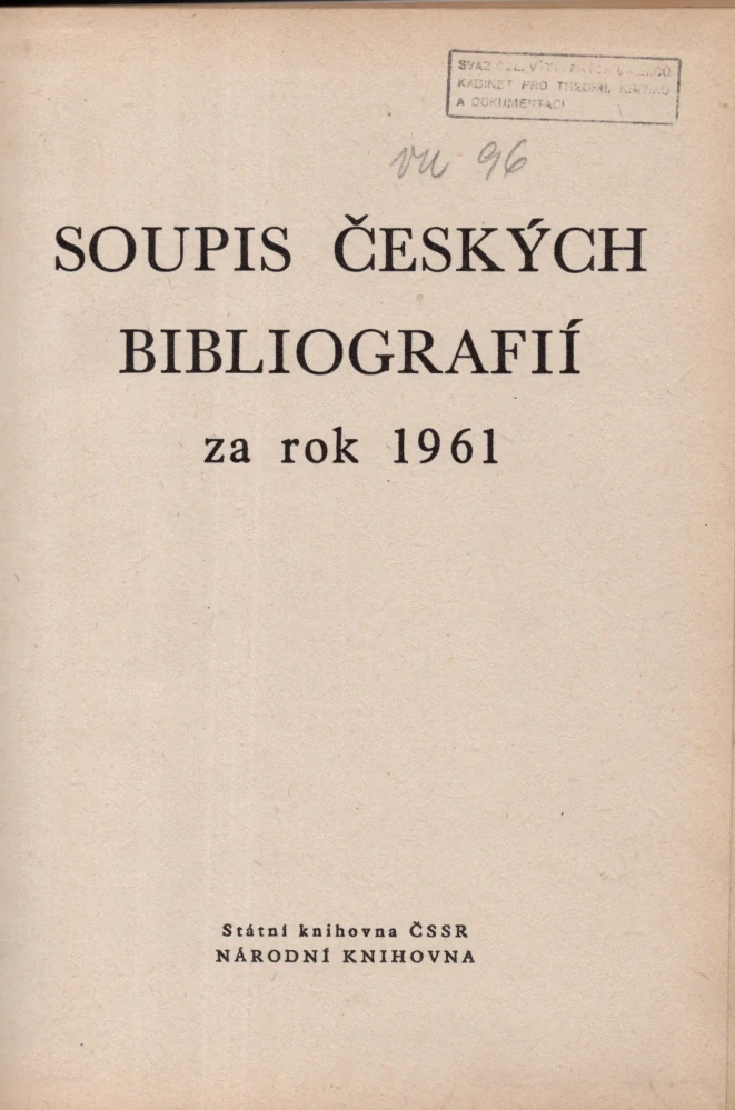 Soupis české bibliografie 