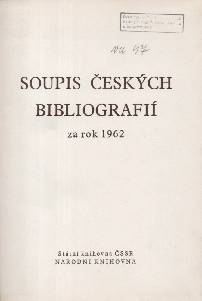 Soupis české bibliografie 