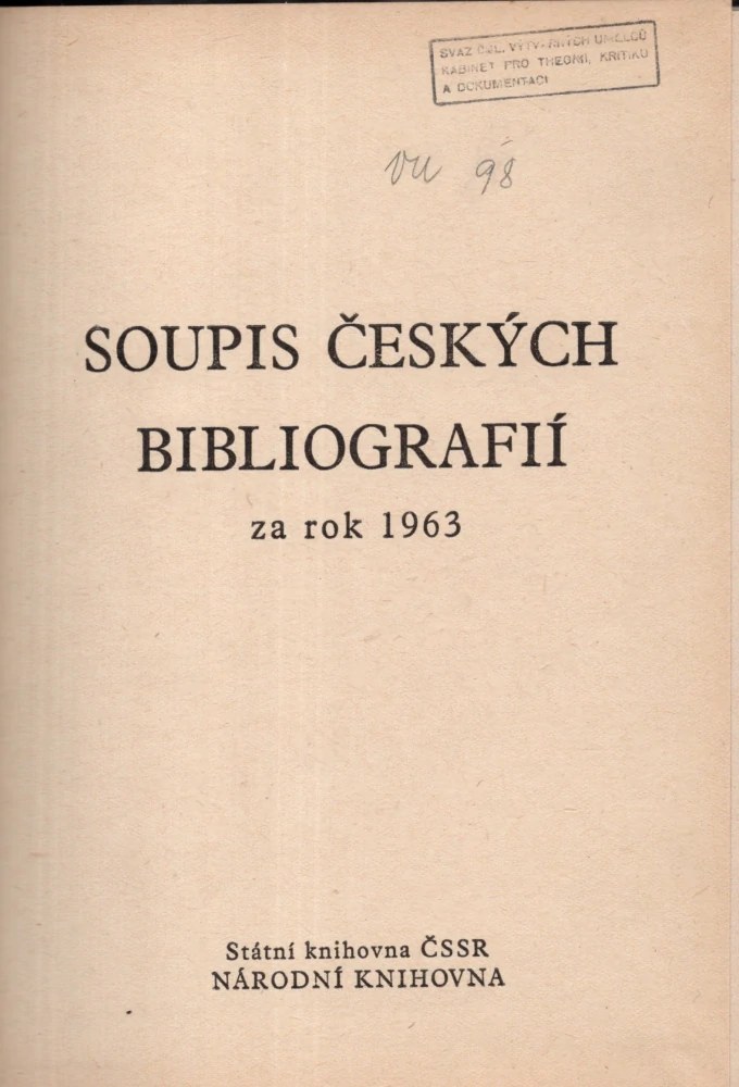 Soupis české bibliografie 