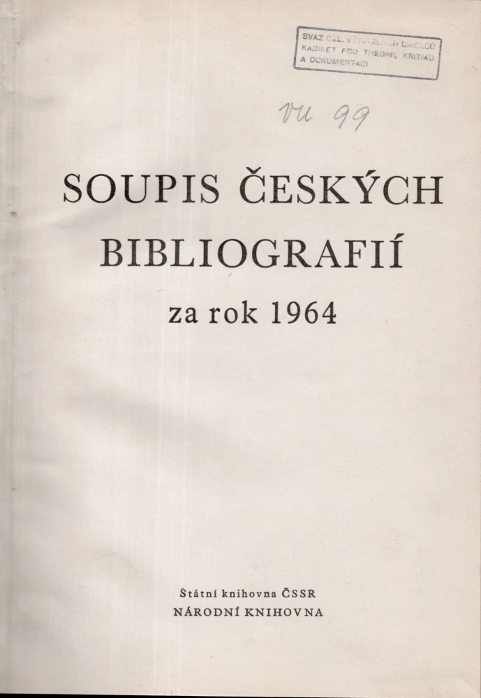 Soupis české bibliografie 
