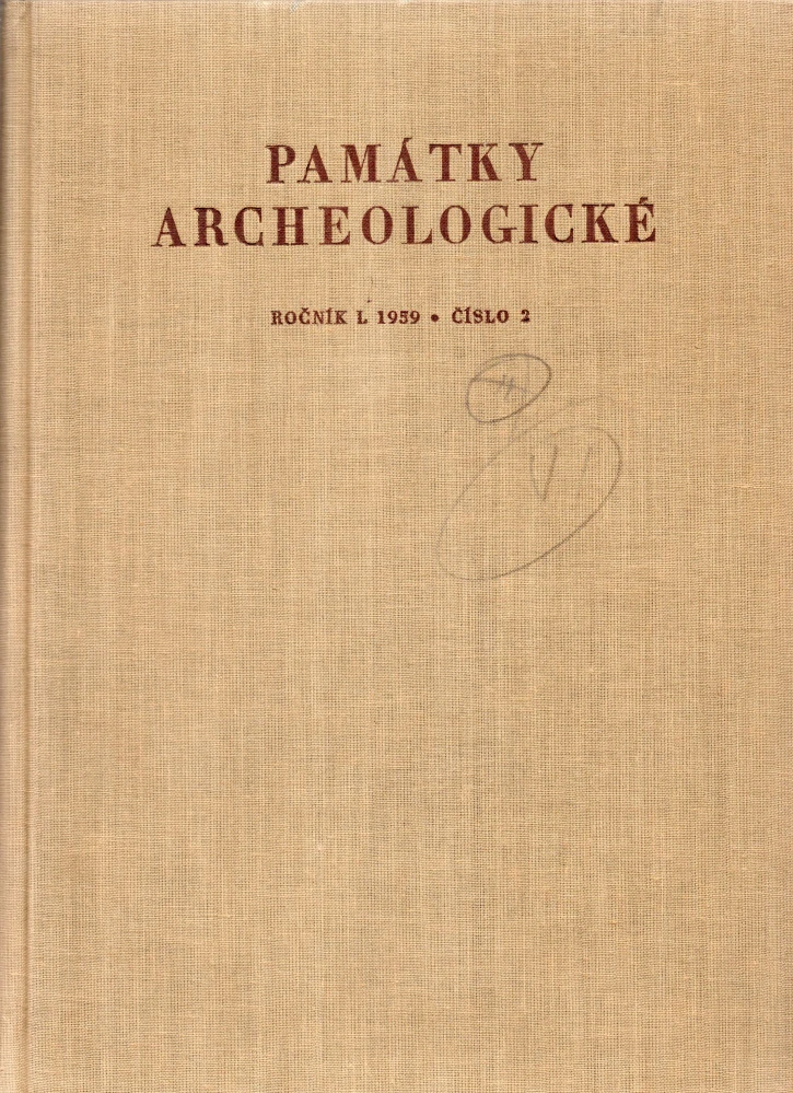 Památky archeologické 1959 r. 50 - komplet