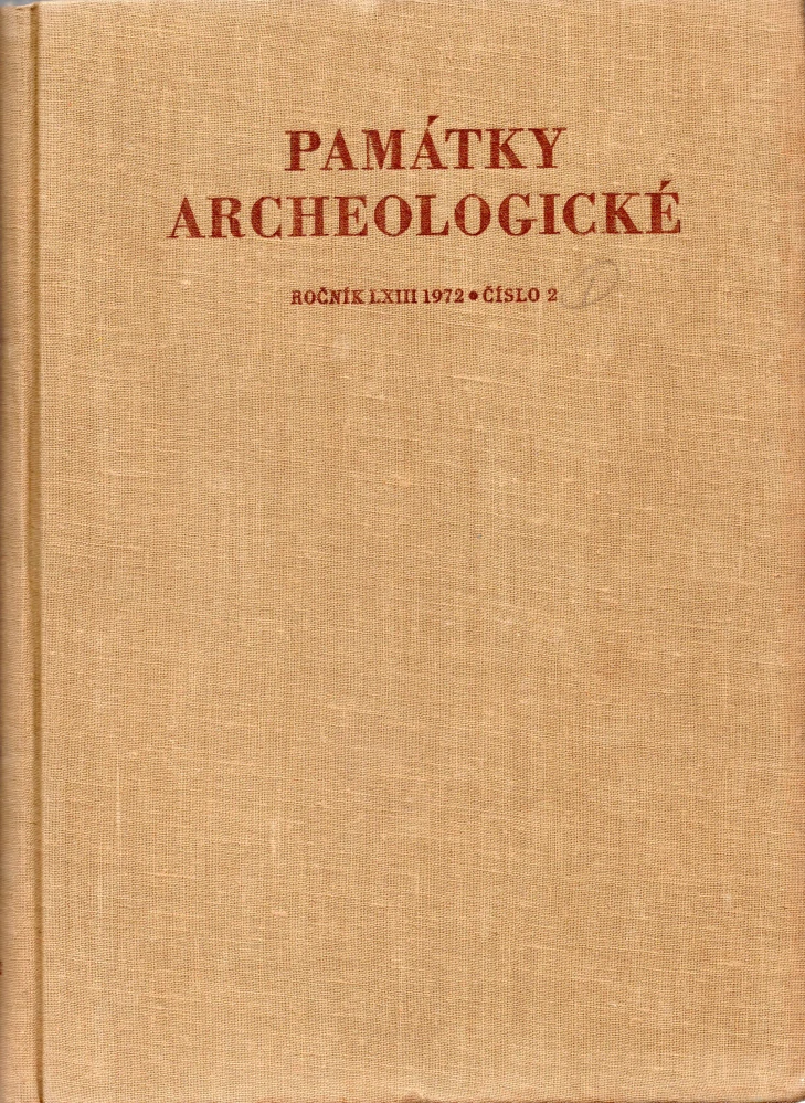 Památky archeologické 1972 r. 63 - komplet