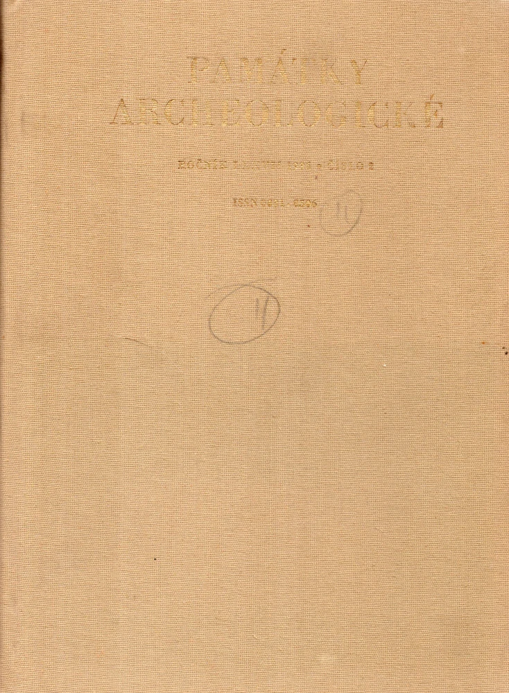 Památky archeologické 1986 r. 77 - komplet