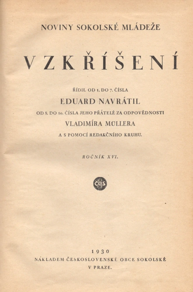Vzkříšení r. 16 1930 - komplet