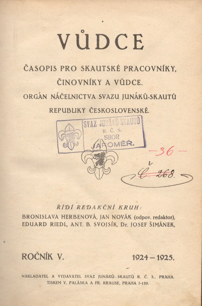 Vůdce r. 5 1924-1925 - komplet