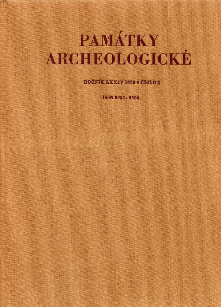 Památky archeologické 1983 r. 74 - komplet