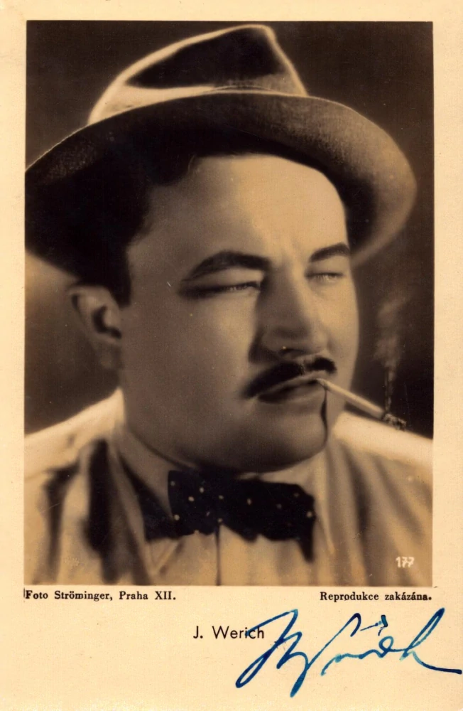 Jan Werich (podpis)