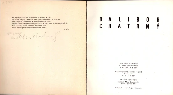Dalibor Chatrný (podpis)