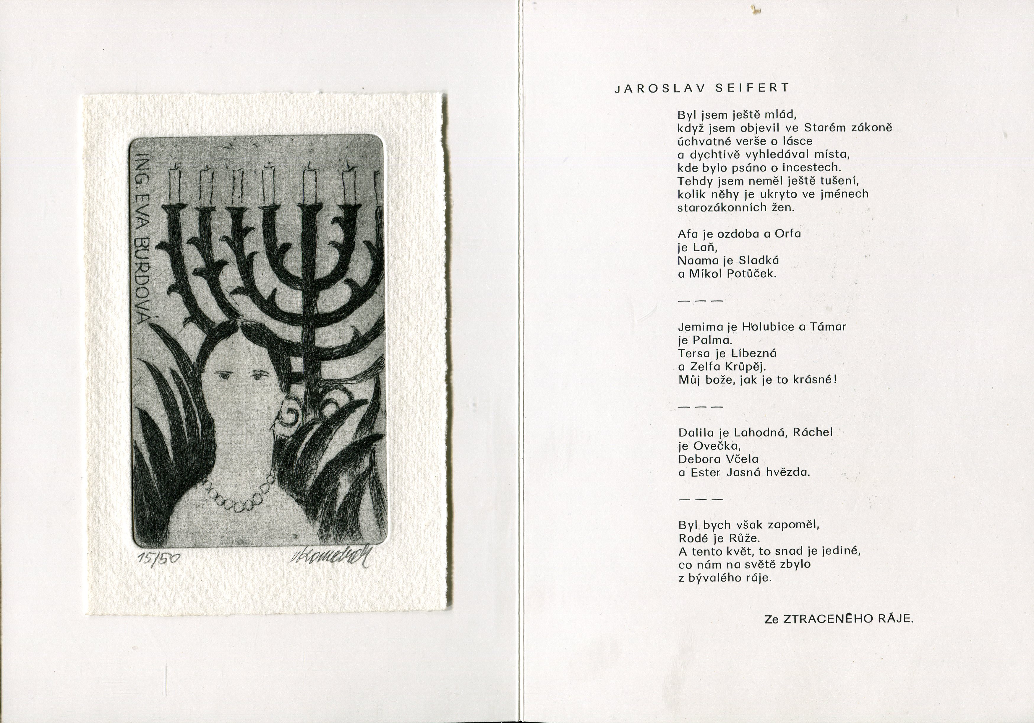 Komárek, Vladimír - Ing. Eva Burdová