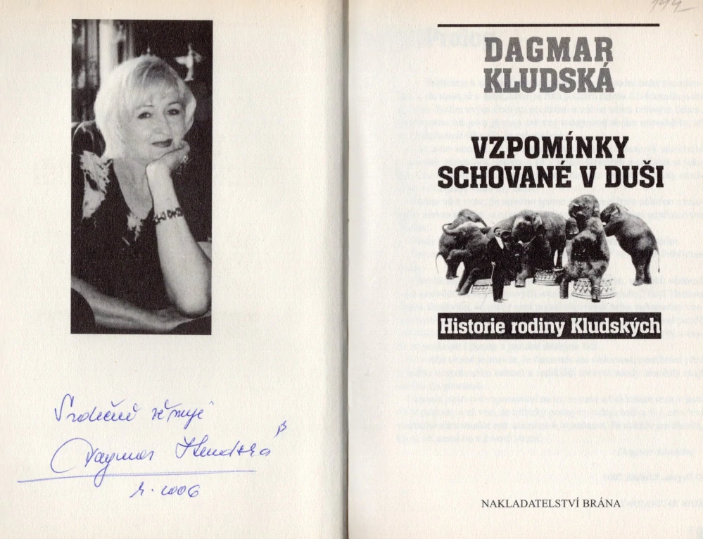 Kludská, Dagmar - Vzpomínky schované v duši (podpis)