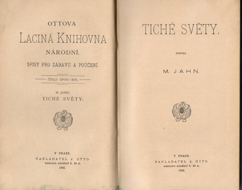 Jahn, Metoděj - Tiché světy