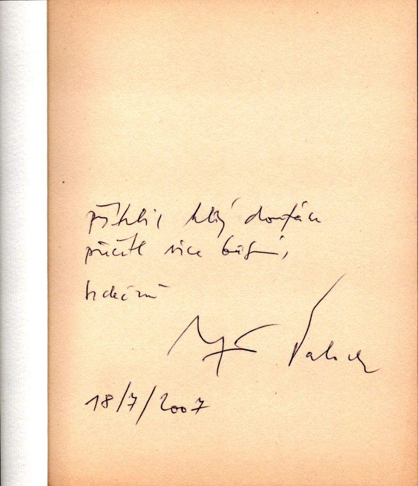 Valoch, Jiří - Kytička (podpis)