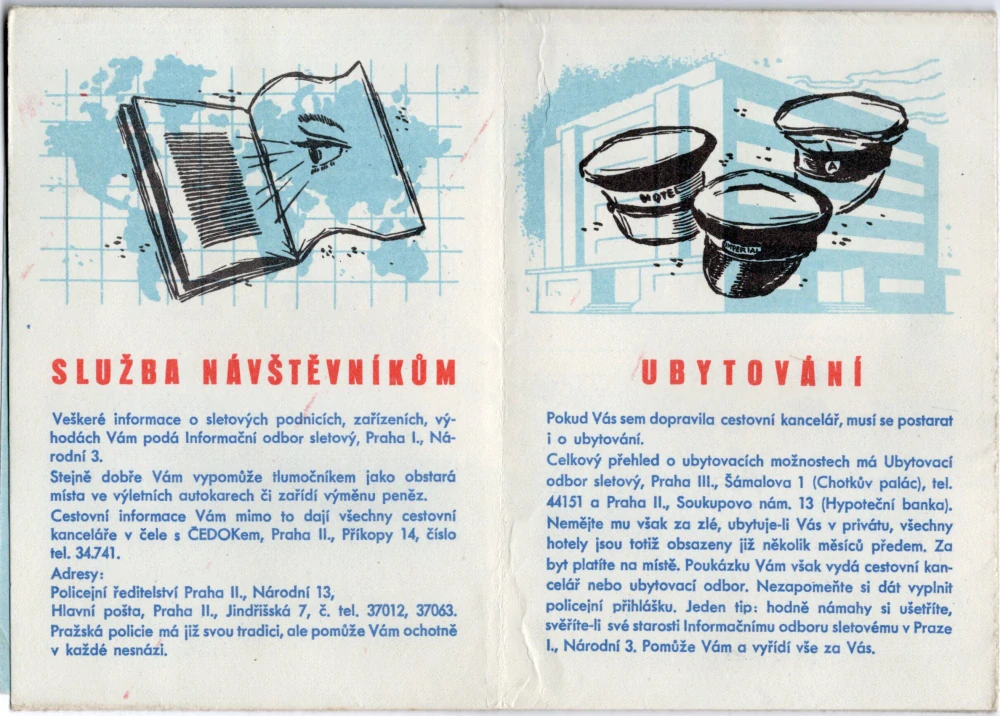 Informační plán XI. všesokolského sletu v Praze 1948