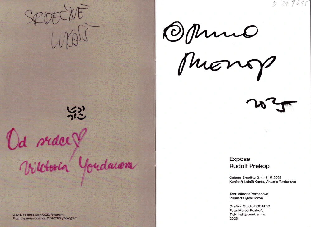 Rudolf Prekop: Expose (podpis)