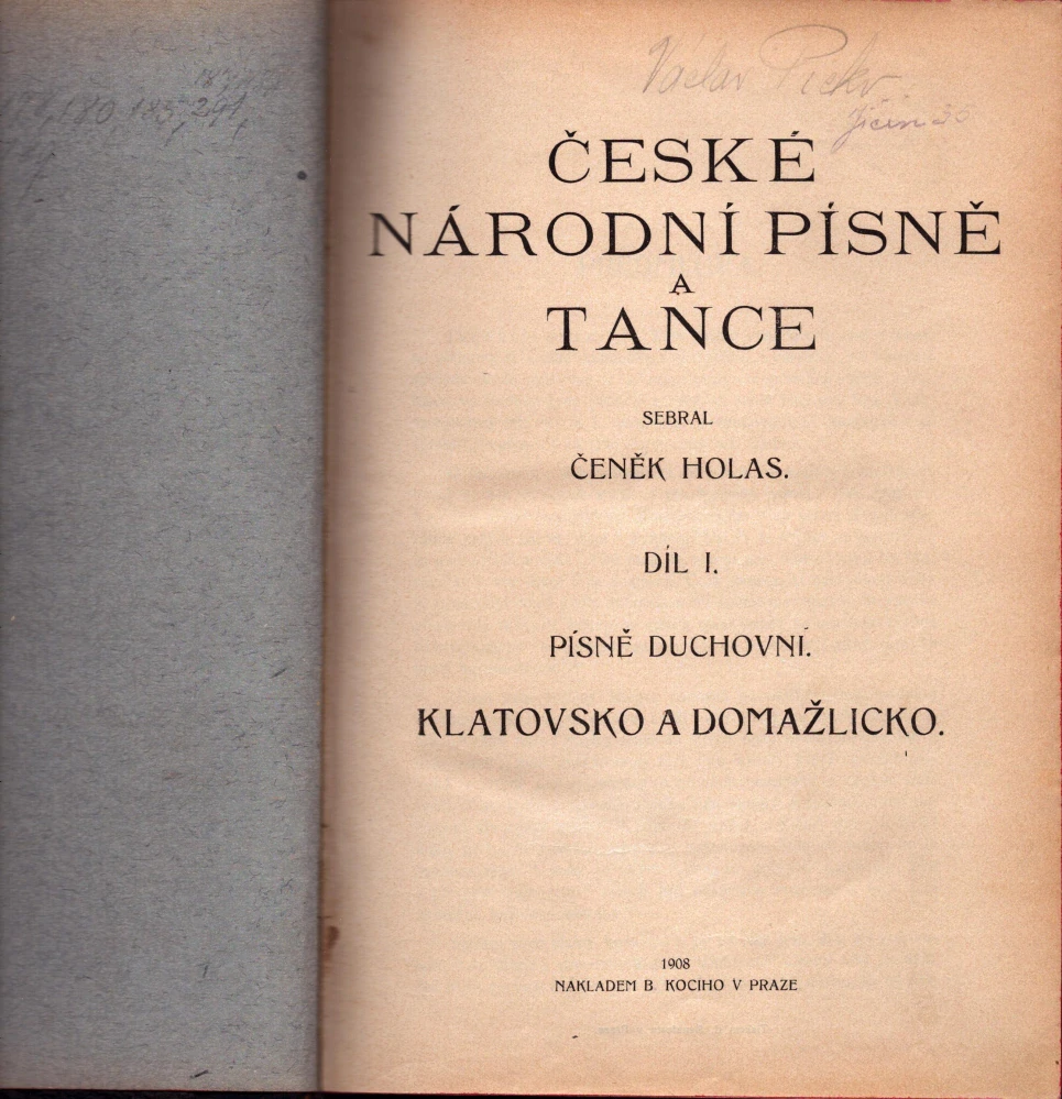 Holas, Čeněk - České národní písně a tance Díl I.-VI.