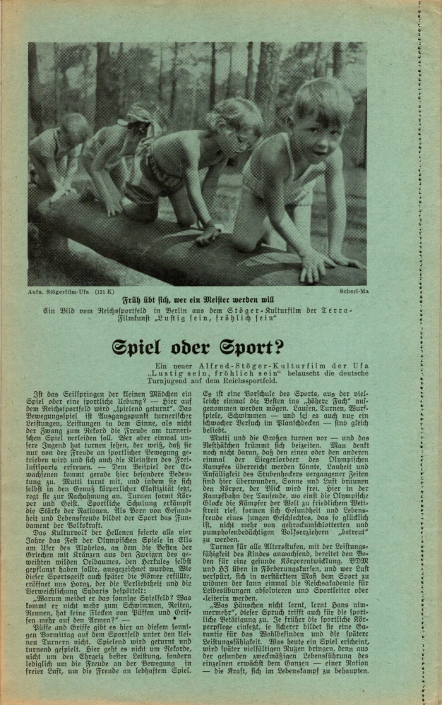 Kulturfilm Informationen
