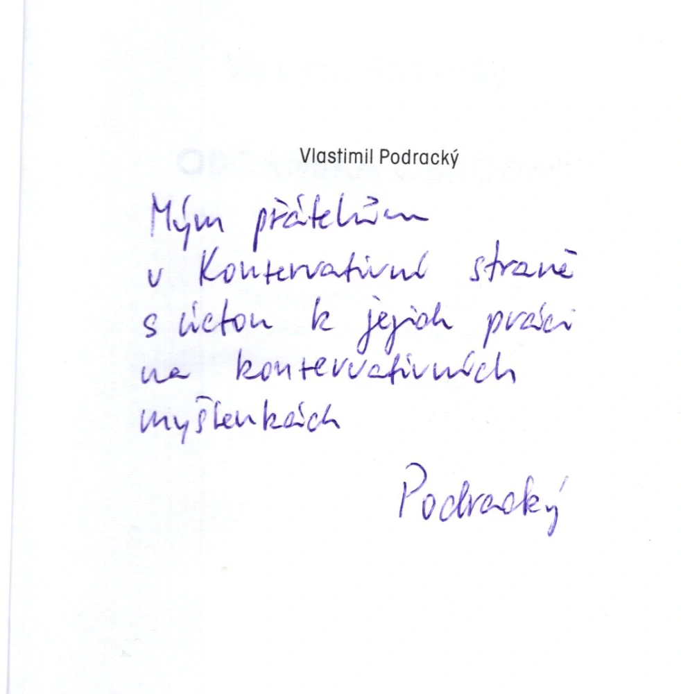Podracký, Vlastimil - Občanská obroda (podpis)