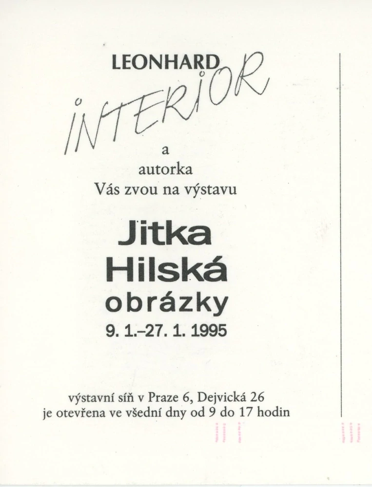 Jitka Hilská - Obrázky (podpis)