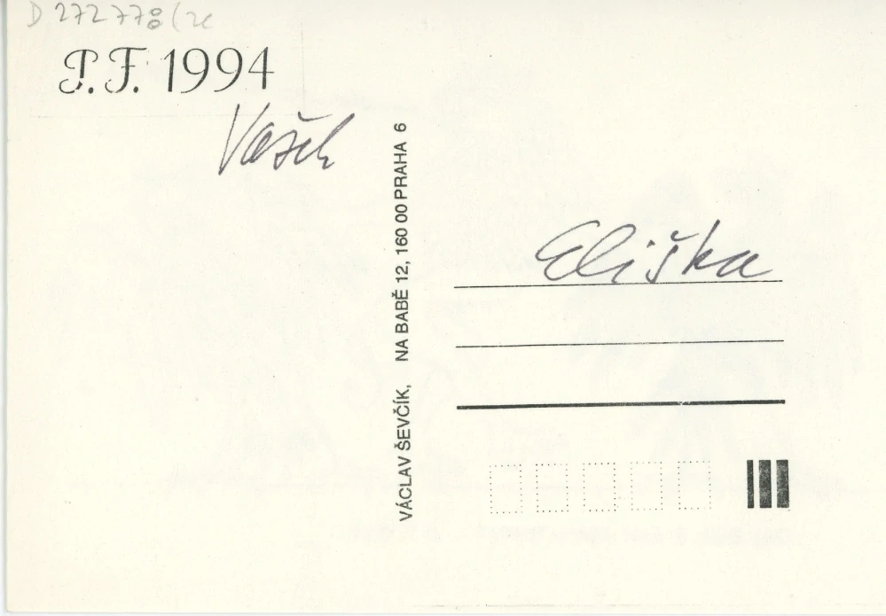 Václav Ševčík - p. f. 1994 ! (podpis)