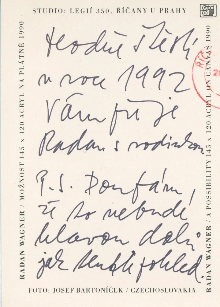 Radan Wagner - Možnost (podpis)