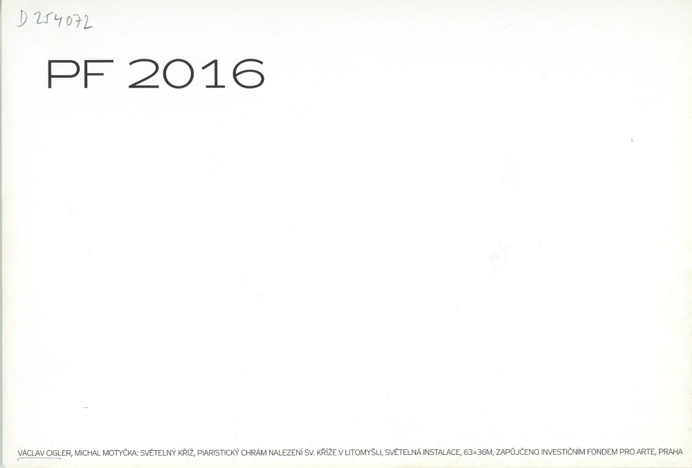Václav Cigler - PF 2016