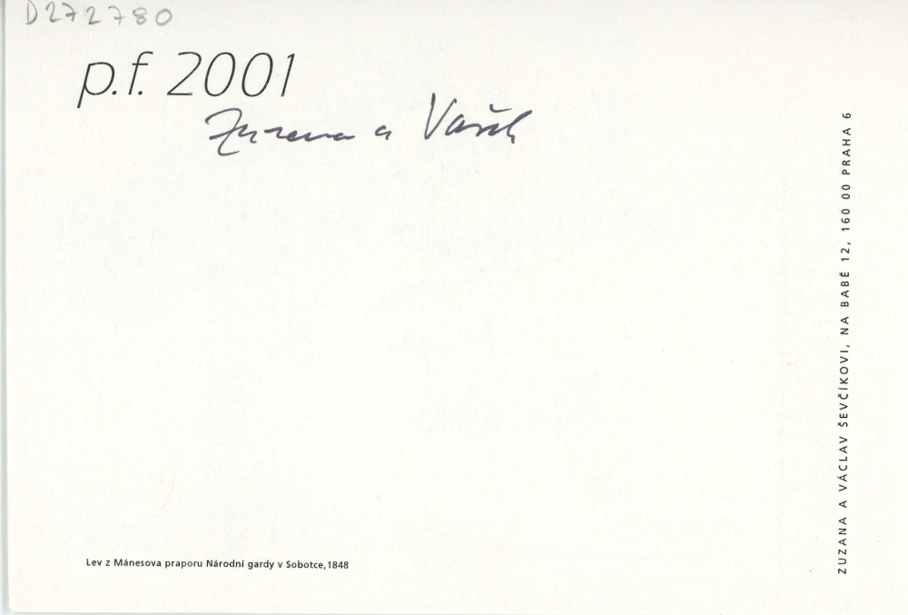Václav Ševčík - p.f. 2001 (podpis)
