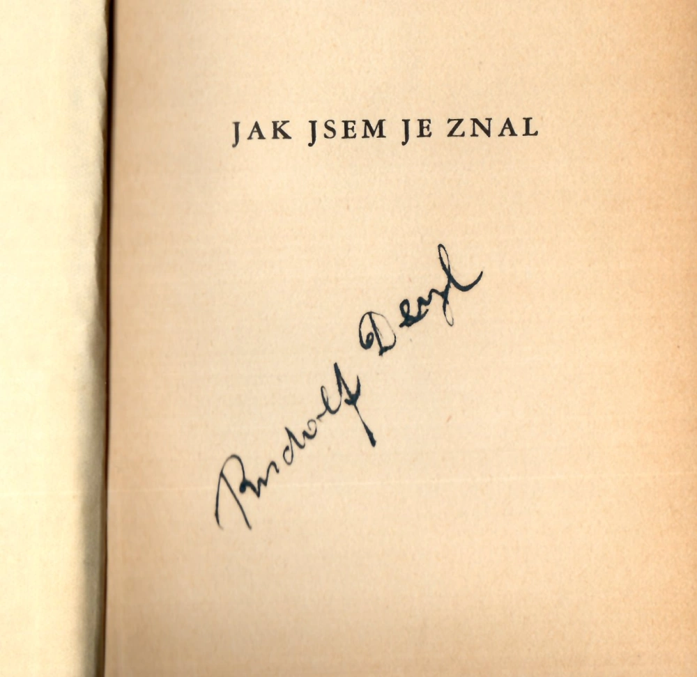 Deyl, Rudolf starší - Jak jsem je znal (podpis)