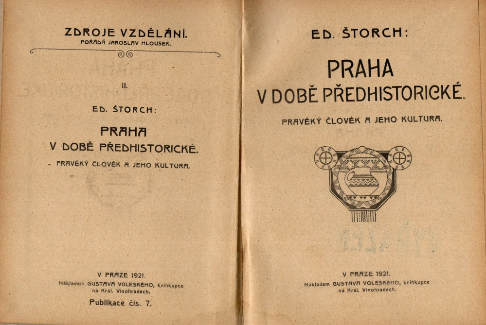 Štorch, Eduard - Praha v době předhistorické