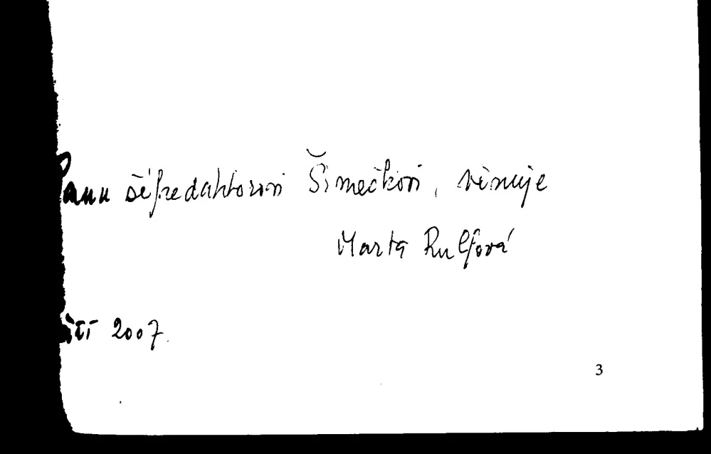 Rulfová, Marta - Slzy pro Těšínsko (podpis)