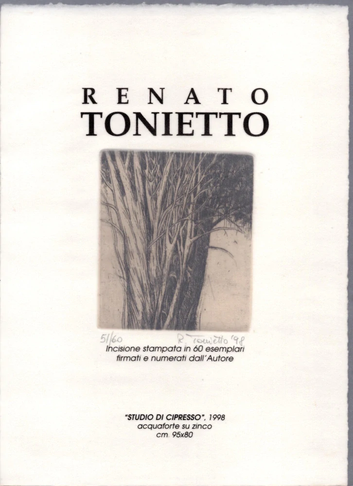 Tonietto, Renato - Studio di Cipresso
