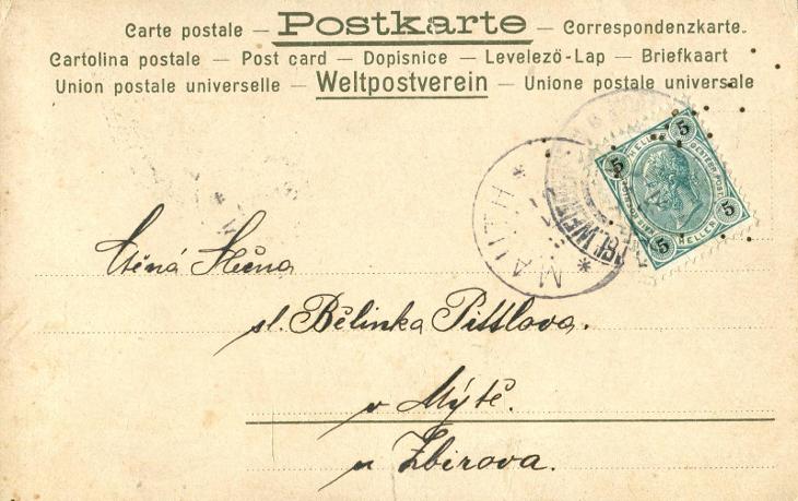 Přání - Žena s drdolem