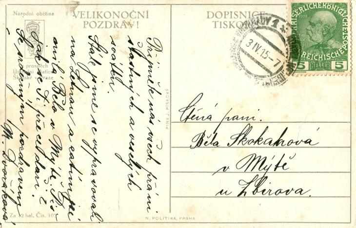 Štenc - Velikonoční pozdrav