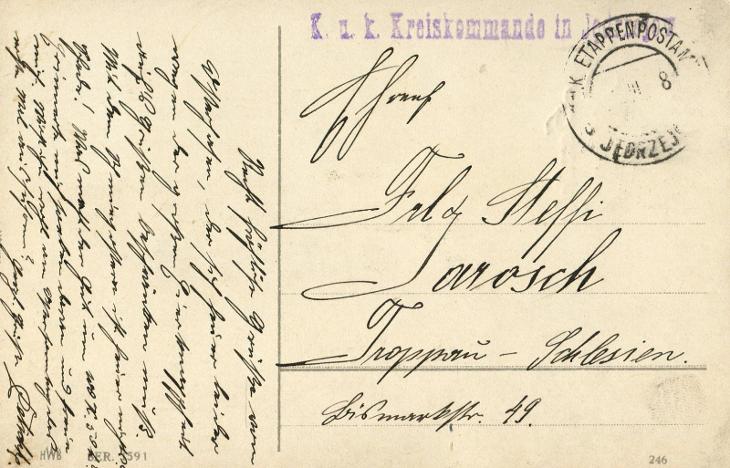 Velikonoce - polní pošta / Feldpost / K.u.k.