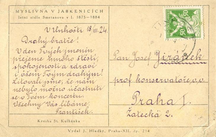 Kulhánek, St. - Jabkenice - myslivna